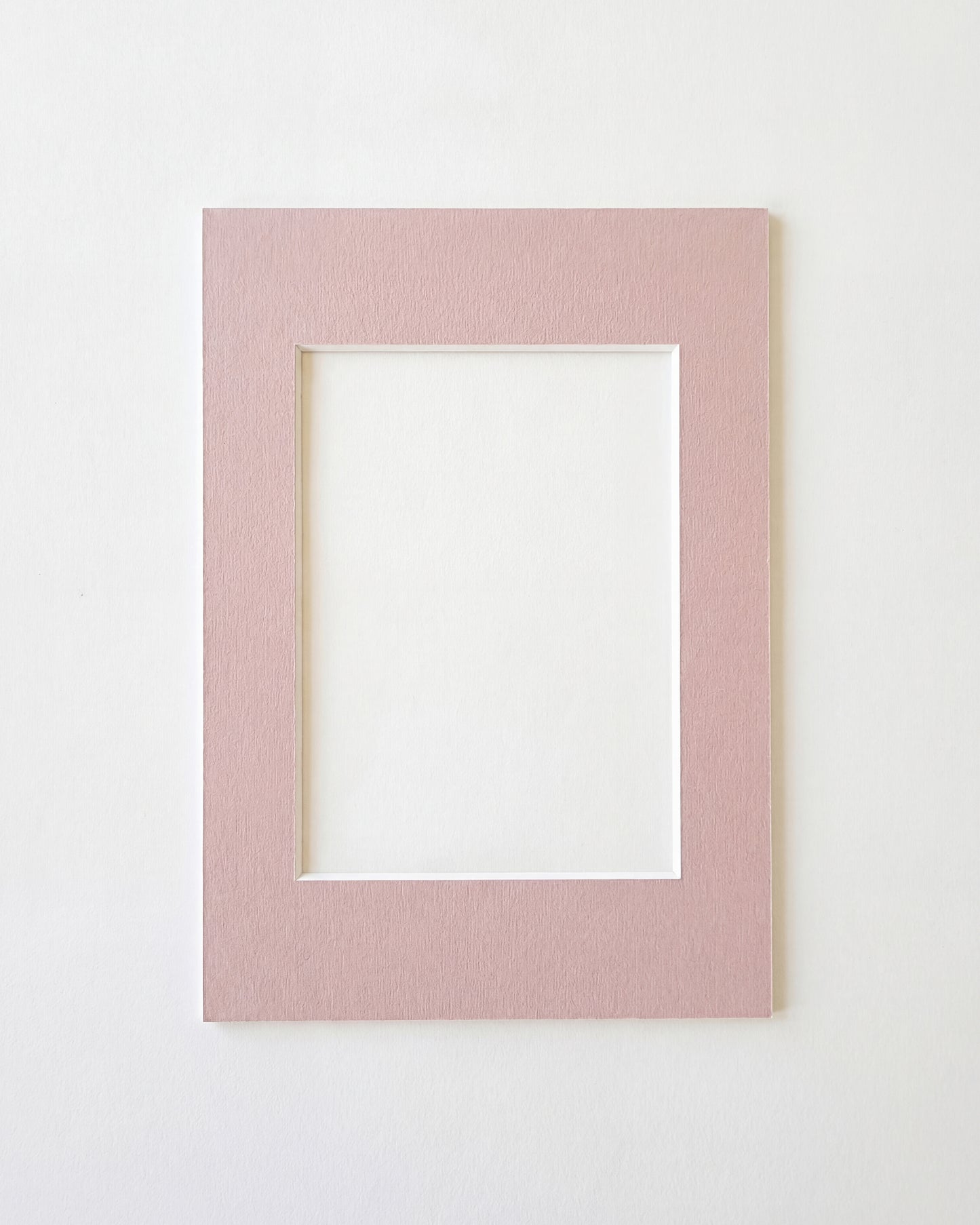 Passepartout Blød Rosa (Hvid kerne)