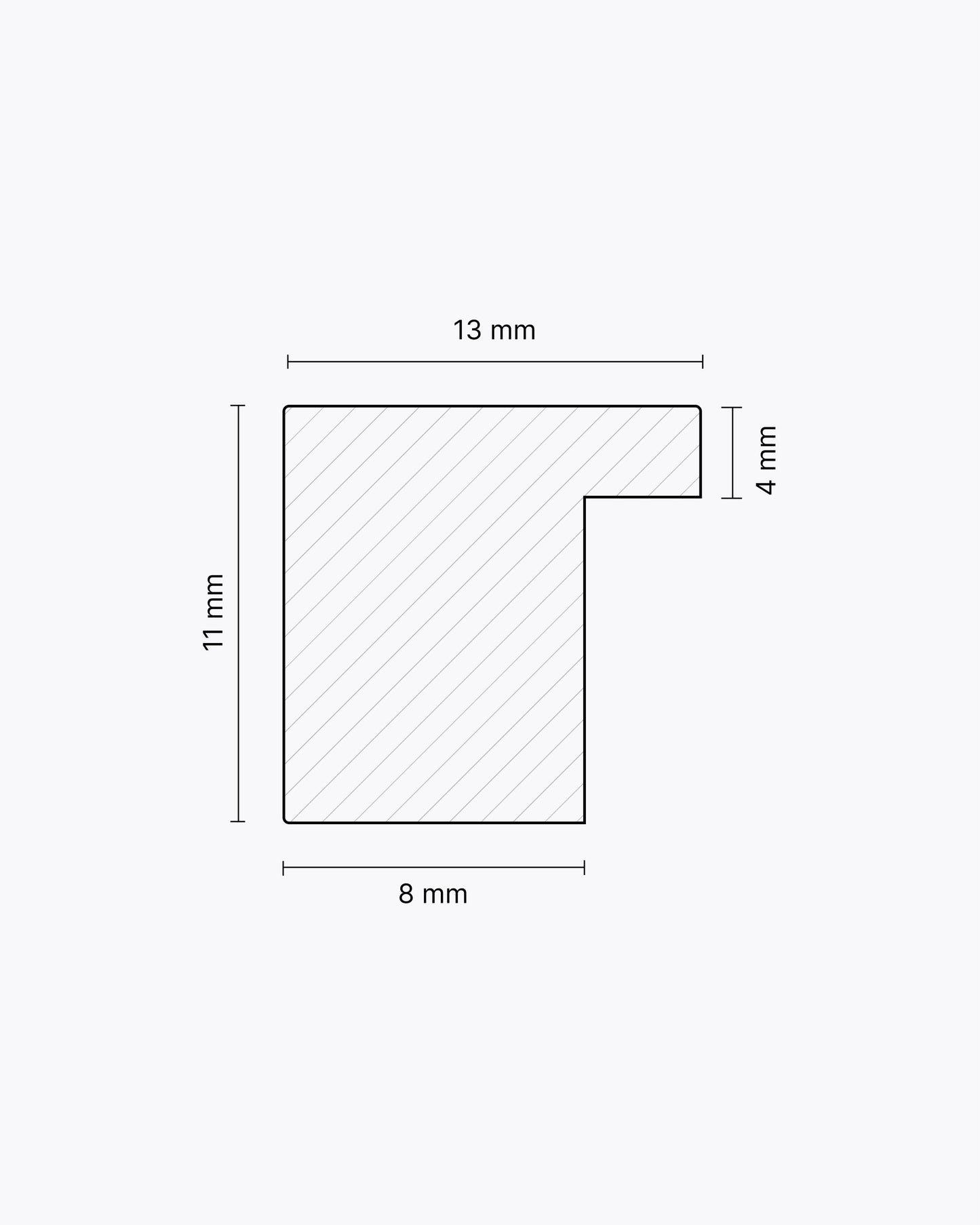 Oslo (13x11mm), Guld