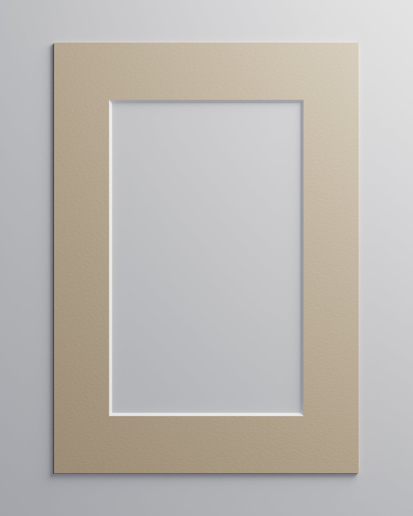 Passepartout Beige (Hvid kerne)