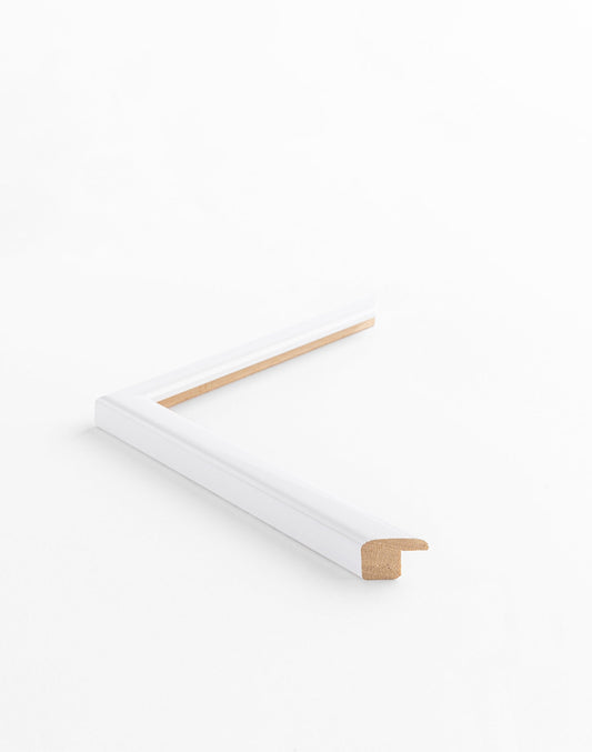 Rammeprøve: Stockholm (13x13mm),  
Hvid - Blank