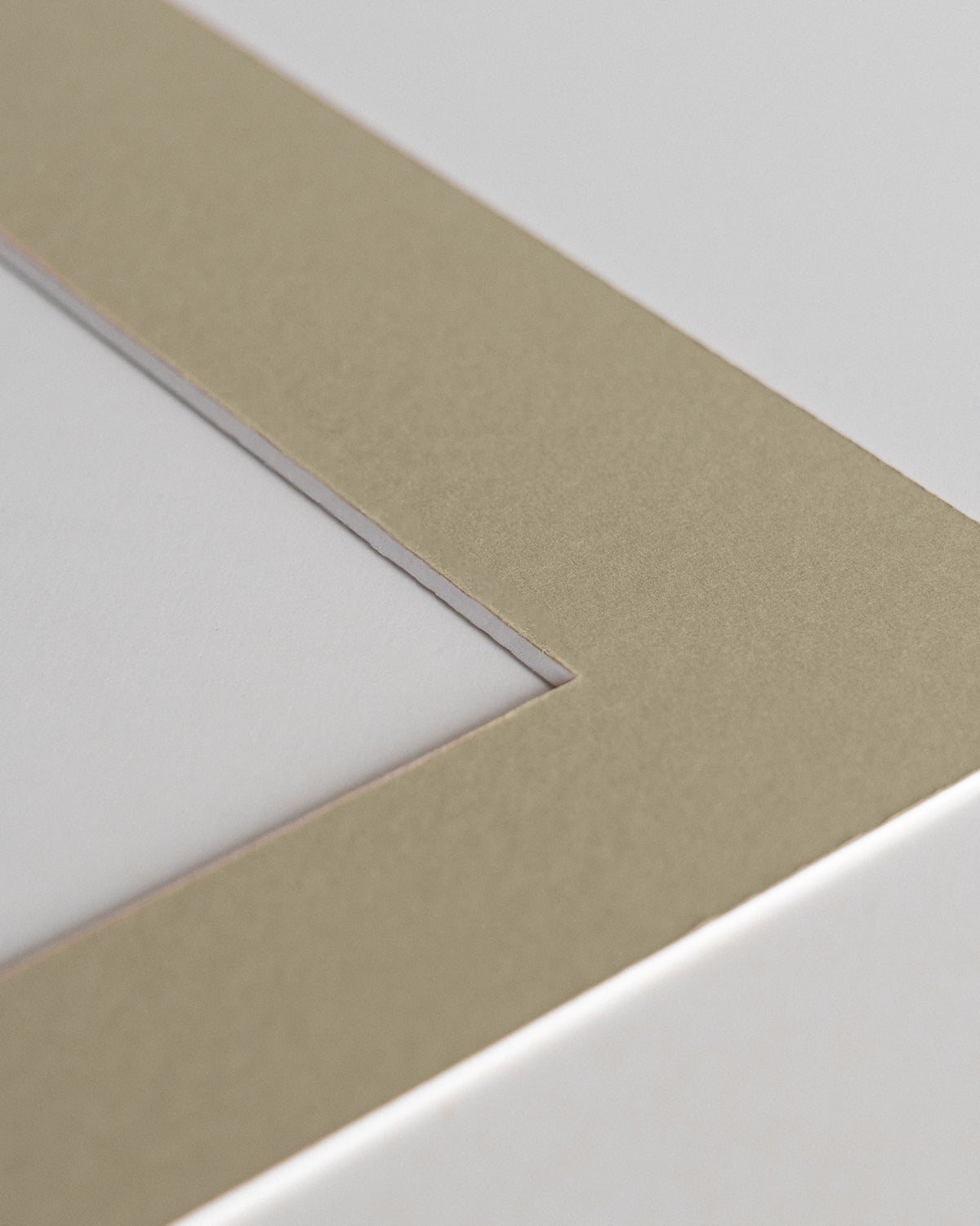 Passepartout Beige (Hvid kerne)
