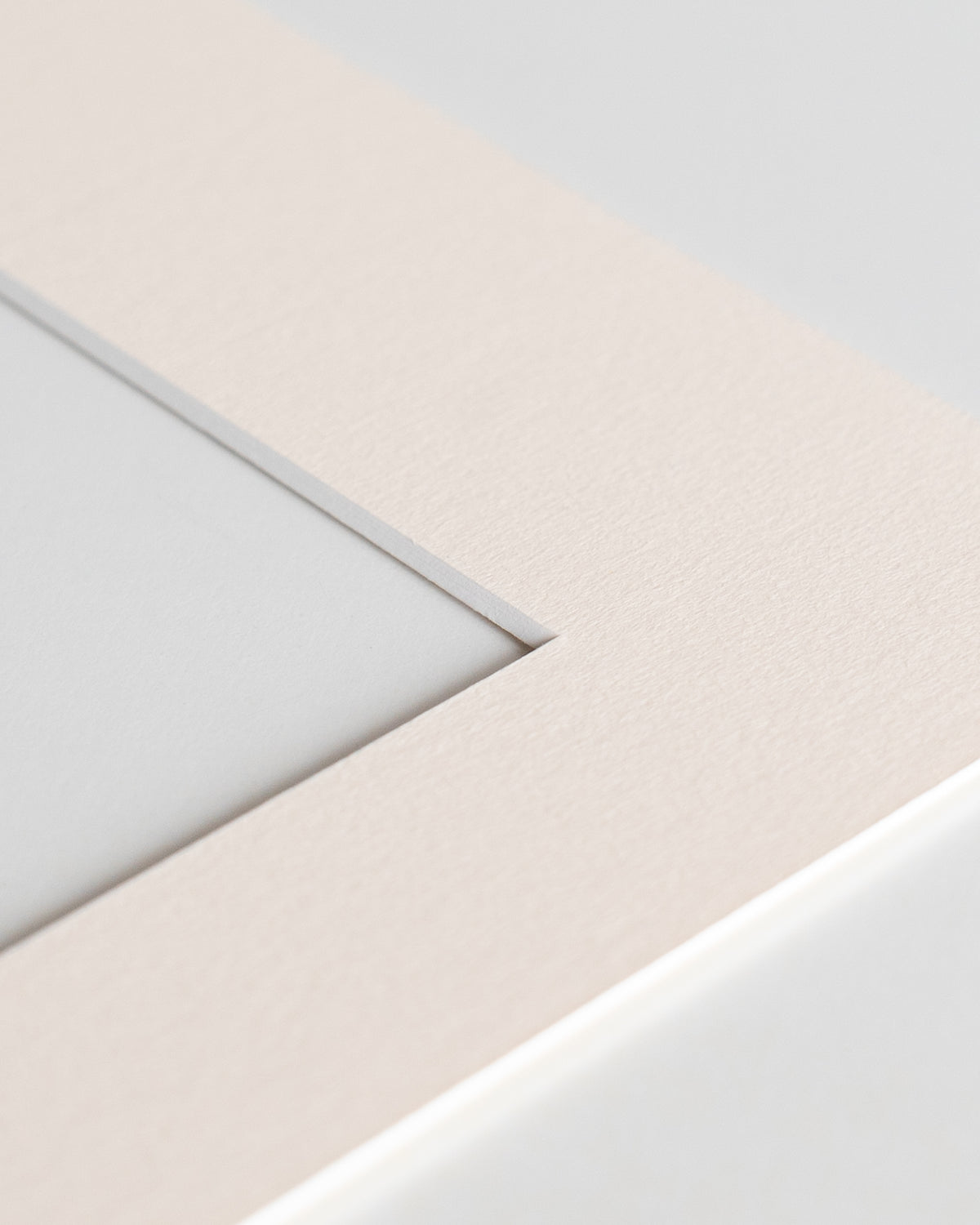 Passepartout Creme (Hvid kerne)